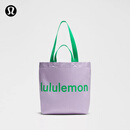 lululemon丨Double-Handle 双提手帆布手袋 LU9BZBS 苍空紫/璀璨绿 O/S