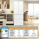 统帅海尔leader统帅电冰箱342L白色法式多门四门风冷无霜一级能效家用