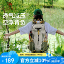 骆驼（CAMEL）户外登山包旅行轻便大容量双肩包骑行跑步男女包1F01018B浅卡其