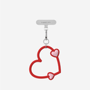 CASETIFY 【全新上市】心形手机腕带 适用于iPhone全系列手机配件 多功能手机挂环腕带 浪漫红