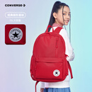 Converse匡威双肩包青少年简约书包新款时尚运动背包初高中生出游潮流书包 学院红 【30CM*11.5CM*44CM】
