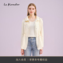 拉珂蒂（La Koradior）【商场同款通勤】春短风衣英伦风大衣外套时尚 淡橙色 M