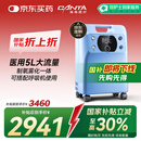海龟制氧机5L升吸氧机大流量氧气机老人家用医用VH5-N国家补贴