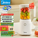 美的（Midea）【国家补贴】榨汁料理机榨汁杯多功能易清洗家用小型搅拌机小米糊果汁机婴儿辅食机MJ-WBL2501B