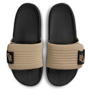 耐克NIKE运动拖鞋男子一字拖OFFCOURT休闲鞋DQ9624-004黑卡其42.5