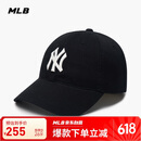 MLB帽子男女软顶棒球帽虞书欣明星同款运动鸭舌帽3ACP6601N-50BKS-F