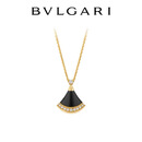 宝格丽（BVLGARI）DIVAS’ DREAM系列 黑色镐玛瑙镶钻18K黄金项链 361838