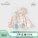 欢喜小熊6个月-3岁婴儿外套女宝宝夏季薄款纯棉连帽遮阳上衣男童衣服