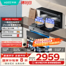 华帝集成灶消毒柜款  二星级消毒标准 储物柜油烟机燃气灶 18m³+4.6kW双大气灶 i3020GJ天然气