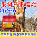苹果树腐烂病农药甲基硫菌灵愈伤膏杀菌伤口愈合涂抹剂非糊涂膜泰 500gX10瓶 买就送刷子