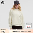 lululemon丨 Scuba 女士宽松款侧开口连帽衫 LW3IU6S 骨白 M /L