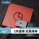 金利来不锈钢自动扣本命年烫金logo结婚牛皮皮带男 黑色-99K8 120