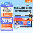 小猿AI学习机P40 12.3英寸护眼屏 猿辅导学练机 AI全场景学情诊断教材同步 学习平板双AI模型 6+128G