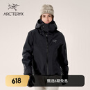 ARC'TERYX始祖鸟 SIDEWINDER JACKET GORE-TEX 防水 女子 滑雪夹克 Black Ii/黑色II L