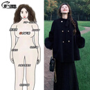 豪气辣姐大码女装毛呢外套秋冬新款胖mm小香风黑色气质御姐高级感套装裙 毛呢外套+黑色半身裙 【套装】 3XL (建议160-180斤)