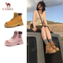 骆驼（CAMEL）【山丘】经典大黄靴反绒马丁靴户外工装靴 L23W076065 土黄 38