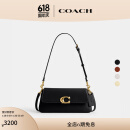 蔻驰（COACH）新款女士JET单肩包真皮斜挎包简约夏季女包 B4/黑色