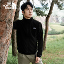 北面（The North Face）抓绒衣男Glacier外套户外保暖可做冲锋衣内胆26春夏上新|8FHX JK3/宇宙黑 XXXL/190