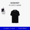 博柏利（BURBERRY）【520礼物】男装 棉质 短袖 Polo 衫 黑色