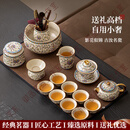 LAPULIAOVFGA品牌汝窑茶具套装高档陶瓷盖碗茶壶家用茶杯泡茶碗功夫茶器 请注意选择好-规格/颜色