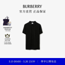 博柏利（BURBERRY）【520礼物】男装 棉质 短袖 Polo 衫 黑色