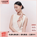 万事利丝巾桑蚕丝真丝女2025新款方巾送妈妈生日礼物礼盒 牡丹时