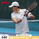 威尔胜（Wilson）官方2025夏季新款男士TIMELESS运动网球服防晒吸湿速干短袖POLO衫 白色 WM20007412WTA L /180/100A