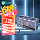 索爱（soaiy）S18 蓝牙音箱电脑音响家用手持闹钟户外低音炮收音机插卡收款 广场舞扩音器创意 珊瑚灰