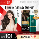 施华蔻（Schwarzkopf）怡然一按染泡泡染发乳3.0摩卡暖棕 染发剂植物染发膏轻松多次盖白