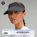 lululemon丨Fast Paced女士前侧加高空顶遮阳帽速干芯吸 LW9FM9S 黑色 O/S