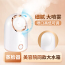 MF蒸脸仪热喷蒸脸器纳米喷雾补水仪注氧仪面部补水加湿器补水神器蒸脸机家用蒸汽机蒸汽热敷美容仪 902白色