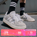 adidas「面包鞋」GRAND COURT BASE 00s休闲低帮板鞋男女阿迪达斯   浅灰/白色/树脂黄   37