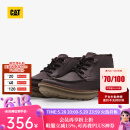 CAT卡特工装靴男士马丁靴防滑厚底户外英伦风牛皮靴子P725410N3EDC17 深褐 42