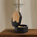 雷曼士（RHYMES）音乐盒漠摆件创意礼物送女友闺蜜生日商务礼物实木桦木23音八音盒 23音生日快乐（制作一周左右）