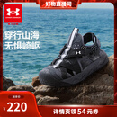 安德玛（Under Armour）童鞋夏季儿童男女中大童包头沙滩鞋户外休闲中性运动凉鞋2421505 黑色 36