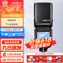 神牛v860三代闪光灯相机机顶闪光灯引闪器高速同步补光灯外拍灯相机热靴灯自动测光户外便携外拍灯 方形灯头V860III闪光灯 适配佳能