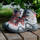 LOWA女登山鞋沙漠zephyrgtx中邦防水轻便徒步鞋L320537320585 女款灰红色320585 37