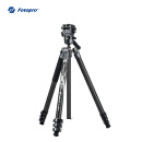 富图宝（Fotopro）飞行一号Max Video碳纤维扳扣设计大管径相机微单摄影摄像视频拍摄液压云台专业相机三脚架 原碳灰