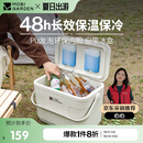 牧高笛（MOBIGARDEN）寒霜22L保温箱 户外露营大容量储物收纳保鲜箱 NX23684002 月影白