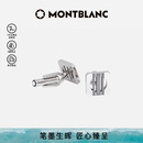 MONTBLANC万宝龙精钢永恒造型图案袖扣111335男士礼物 