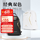 Kawasaki川崎羽毛球包双肩包运动背包独立鞋袋KBP-8220黑色