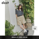 DZZIT地素短裤2025夏季新款西装短裤飒爽干练丹宁裤子女3J2Q1029J 浅卡其色 S