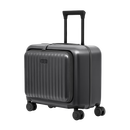 【95成新】米家小米行李箱18英寸拉杆箱男女大容量出差旅行箱前开盖密码箱深灰银 