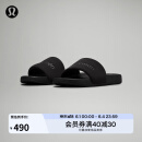 lululemon丨restfeel slide 男士拖鞋 *徽标款 LM9AYYS 黑/黑/黑 43
