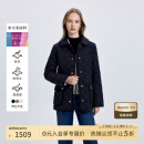 SCOFIELD【密可柔防泼水】翻领收腰绗缝女装秋冬外搭棉服外套 藏青色 L 170