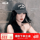 MLB帽子男女虞书欣明星同款牛仔软顶棒球帽遮阳帽3ACPDS14N-50CGS-F