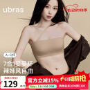 ubras虞书欣同款25年新无痕妥妥杯肩带抹胸防滑透气大小胸内衣隐形文胸 隐形肤（原肤裸） 【虞书欣同款】 M A75/B75/C75