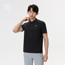 KOLON SPORT/可隆X-COT POLO衫 男子户外运动防晒UPF50+接触凉感短袖上衣 LHPT5MN091-BK 黑色 XL180/100A