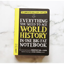 英文原版书 获得A的方法 Everything You Need to Ace World History in One Big Fat Notebook 美国中学生优等生笔记 世界史