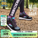 Skechers斯凯奇童鞋女大童时尚冬靴防滑冬季儿童运动棉鞋休闲鞋子302949LC 黑色/多彩色/BKMT 32